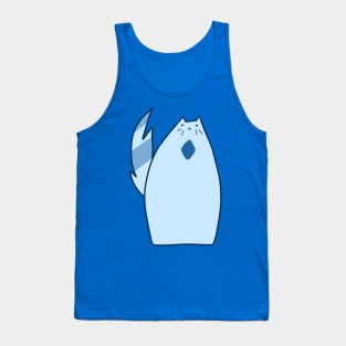 Tall Sky Blue Cat Tank Top